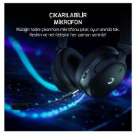 GAMEPOWER AERO ULTRA SIYAH 7.1 BT GAMING KULAKLIK